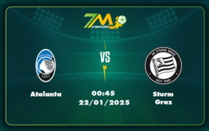 atalanta sturm graz 22 01 c1 - Soi kèo trận đấu Atalanta vs Sturm Graz Cuộc chạm trán đầy thú vị tại Champions League