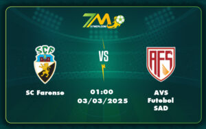 sc farense avs futebol sad 03 03 vdqg bo dao nha - Nhận định SC Farense vs AVS Futebol SAD Cuộc đối đầu cân tài tại vòng đấu VĐQG Bồ Đào Nha