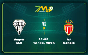 angers sco as monaco 16 03 ligue 1 - Nhận định soi kèo Angers SCO vs AS Monaco Sức mạnh vượt trội đến từ đội khách
