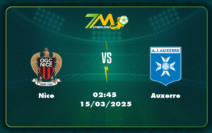 nice auxerre 15 03 ligue 1 - Soi kèo Nice vs Auxerre Nice quyết tâm giữ vững vị trí top đầu