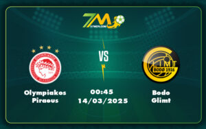 olympiakos piraeus bodo glimt 14 03 c2 - Soi kèo Olympiakos Piraeus vs Bodo Glimt Liệu đội khách có tạo bất ngờ lớn